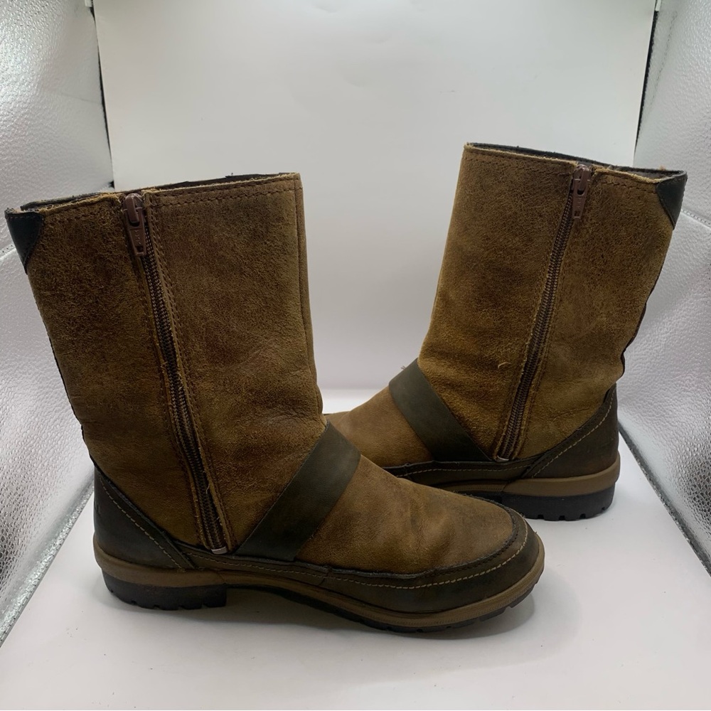 Merrell Women's Emery Buckle Boot size 6.5 mid ankle combat - Picture 4 of 9